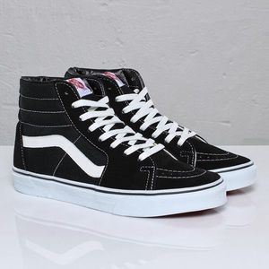 VANS Sk8-Hi Black & White Shoes